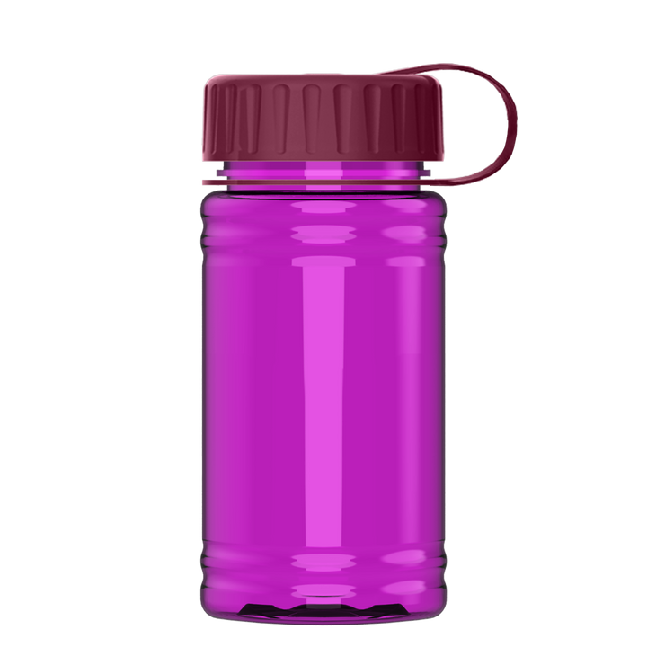 Mini RPET Bottle with Tethered Lid - 16 oz.