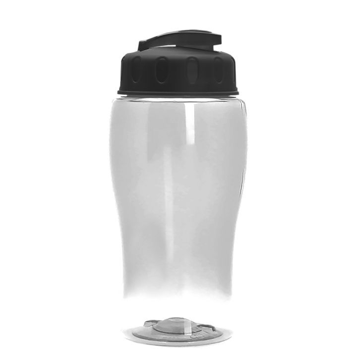 Poly-Pure Jr. - 18 oz. Transparent Bottle with USA Flip
