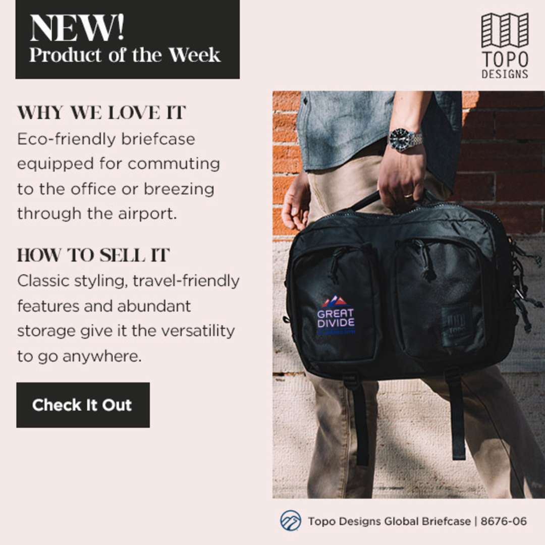 Topo Recycled Global Briefcase