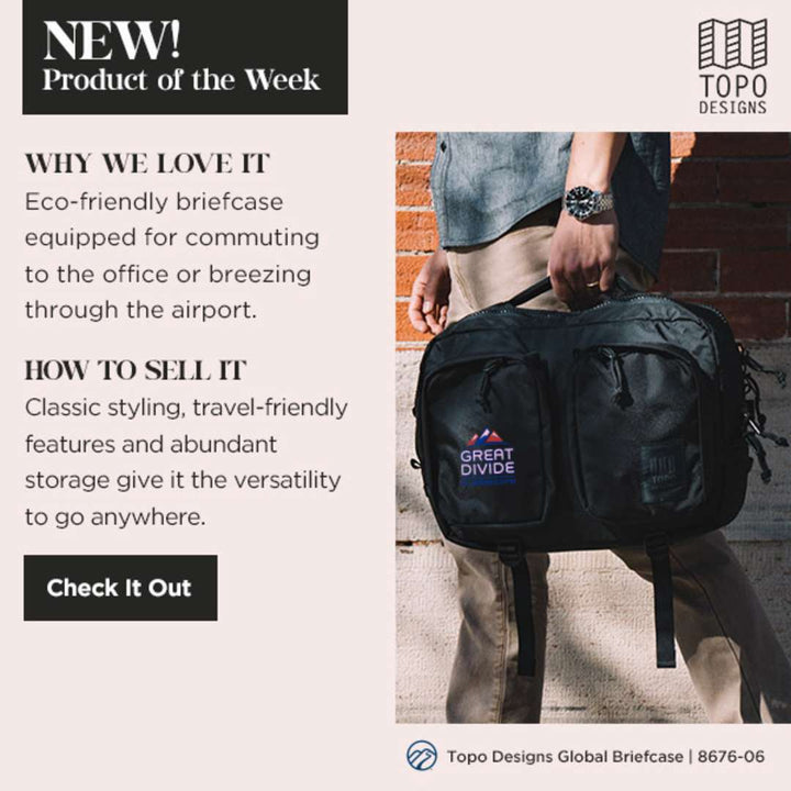 Topo Recycled Global Briefcase
