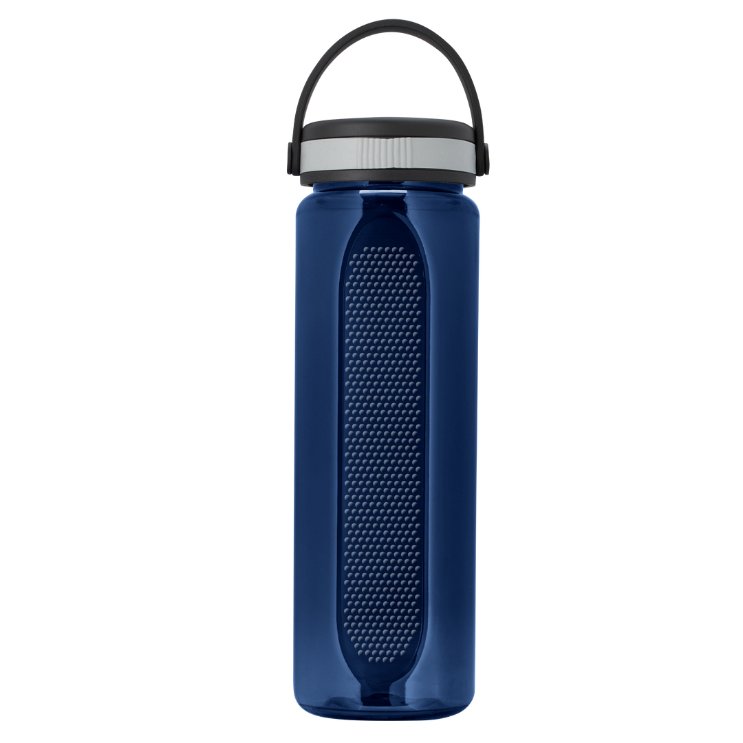 Boss Embossed RPET Bottle with Grip Lid - 26 oz.