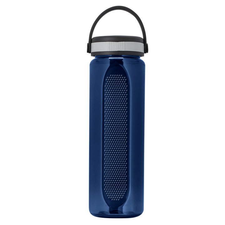 Boss Embossed RPET Bottle with Grip Lid - 26 oz.