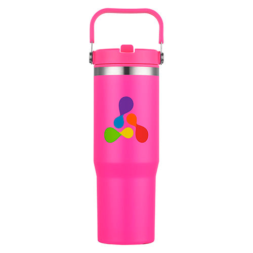 Oreno 30 oz Stainless Steel/Polypropylene Travel Tumbler