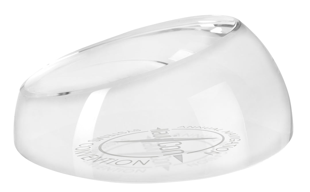 JAFFA® Clear Slant-Top Paperweight