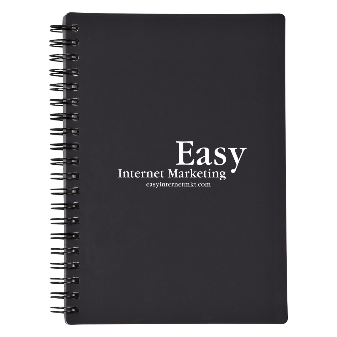 RUBBERY SPIRAL NOTEBOOK