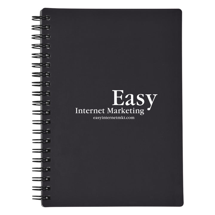 RUBBERY SPIRAL NOTEBOOK