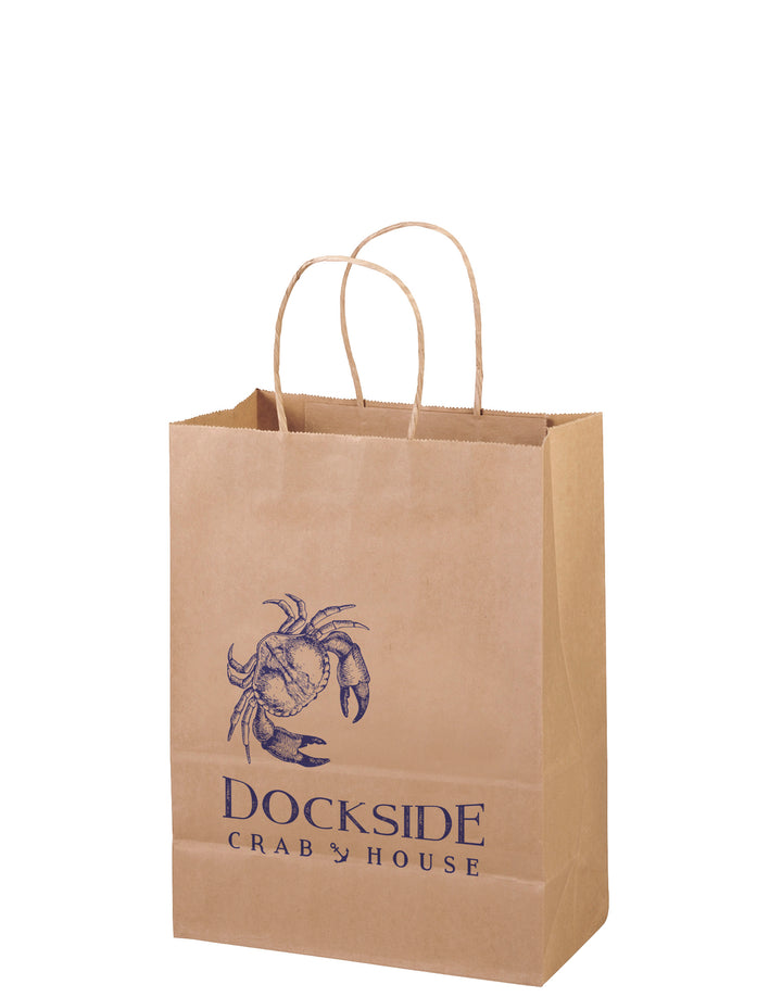 Eco Jenny - Kraft-Brown Shopper - Flexo Ink Print