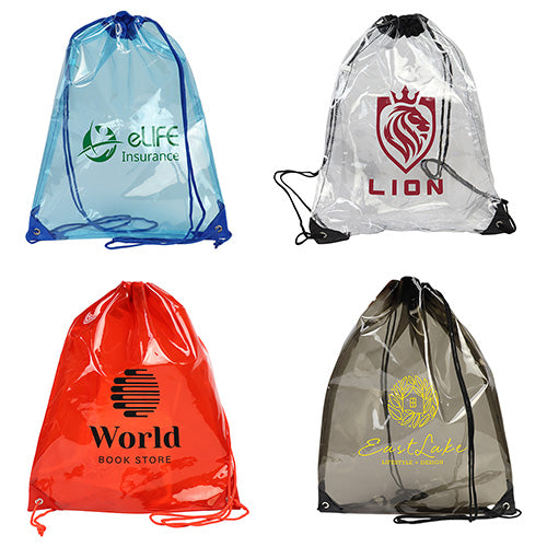 Diamond Clear TPU Drawstring Bag