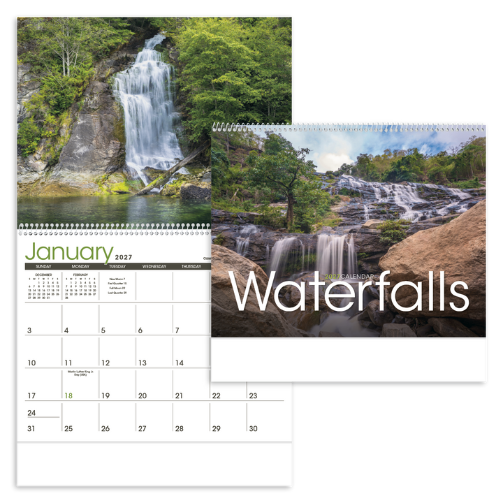 Triumph® Calendars Waterfalls Calendar