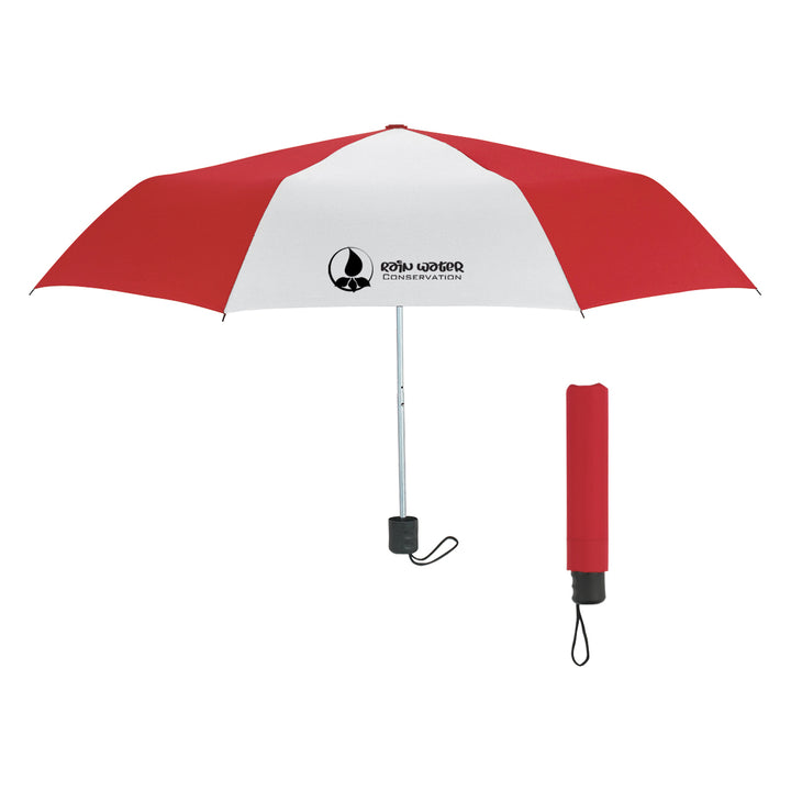 42" Arc Budget Recycled Telescopic Umbrella
