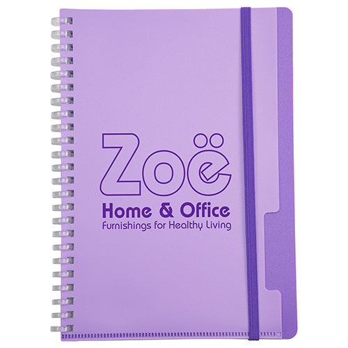 Arcadia Soft Spiral Notebook with Front Pocket
