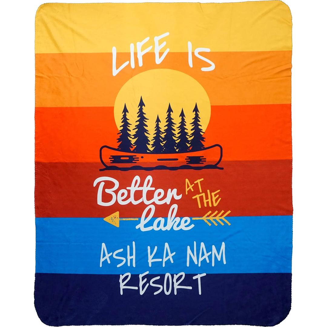 Gift Wrapped Full Color Velvety Recycled Plush Blanket