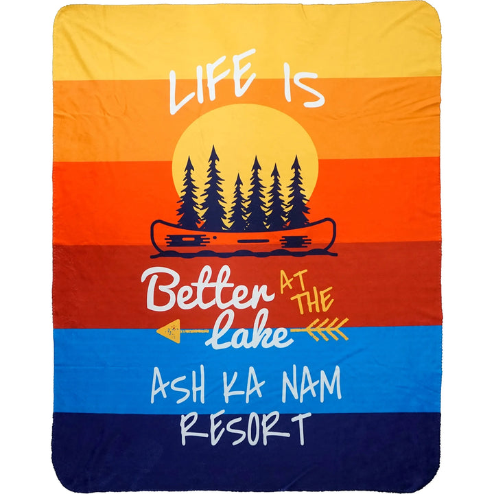 Gift Wrapped Full Color Velvety Recycled Plush Blanket