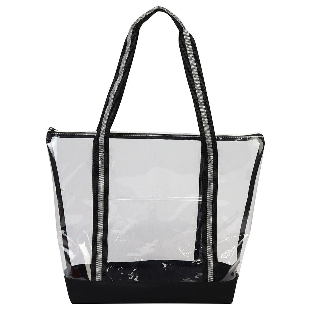 Diamond Clear TPU Zippered Tote