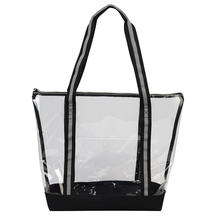 Diamond Clear TPU Zippered Tote