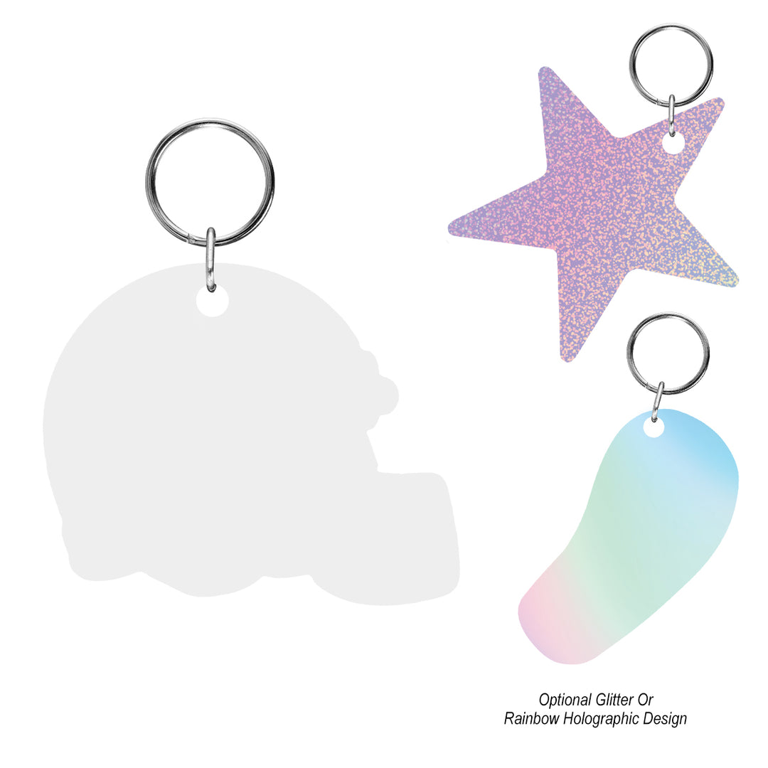 Acrylic Key Tag - Custom Shape 6"