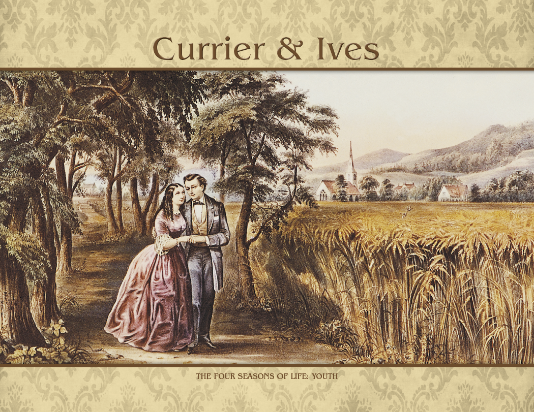 Good Value™ Currier & Ives - Stapled Calendar