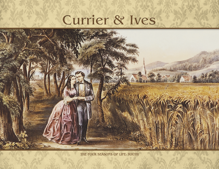 Good Value™ Currier & Ives - Stapled Calendar