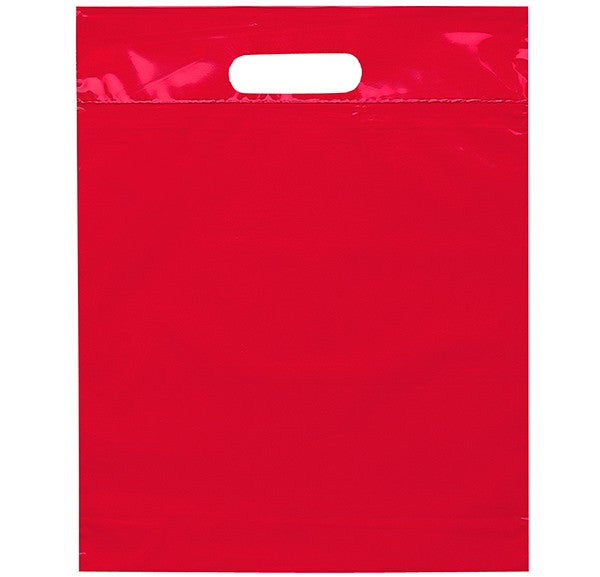 Die Cut Handle Bag - 12W x 15H x 3 - Flexo Ink Print