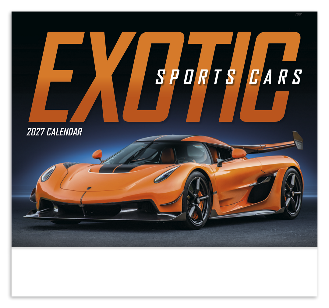 Good Value™ Exotic Sports Cars - Stapled Calendar