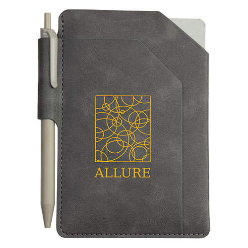 Protege Mini Notebook With Pen & Front Pocket
