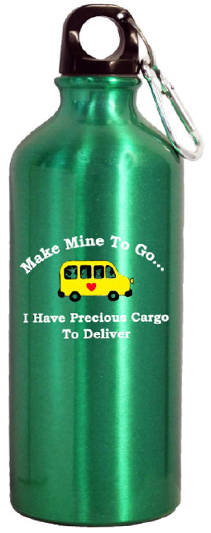 22 Oz. Aluminum Water Bottle w/Carabiner