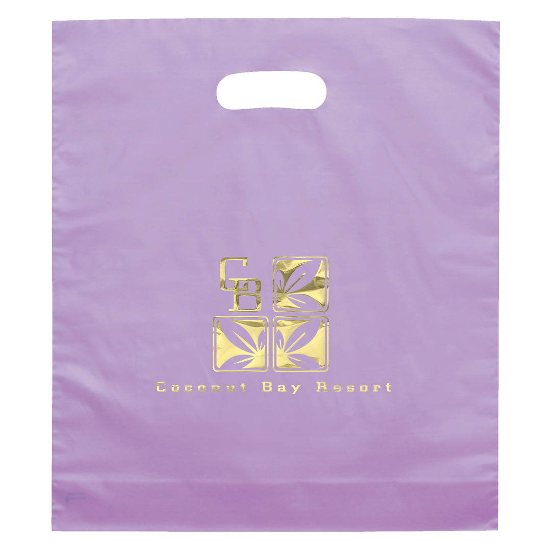 Rose™- Frosted Brite Die Cut Handle - Foil Print