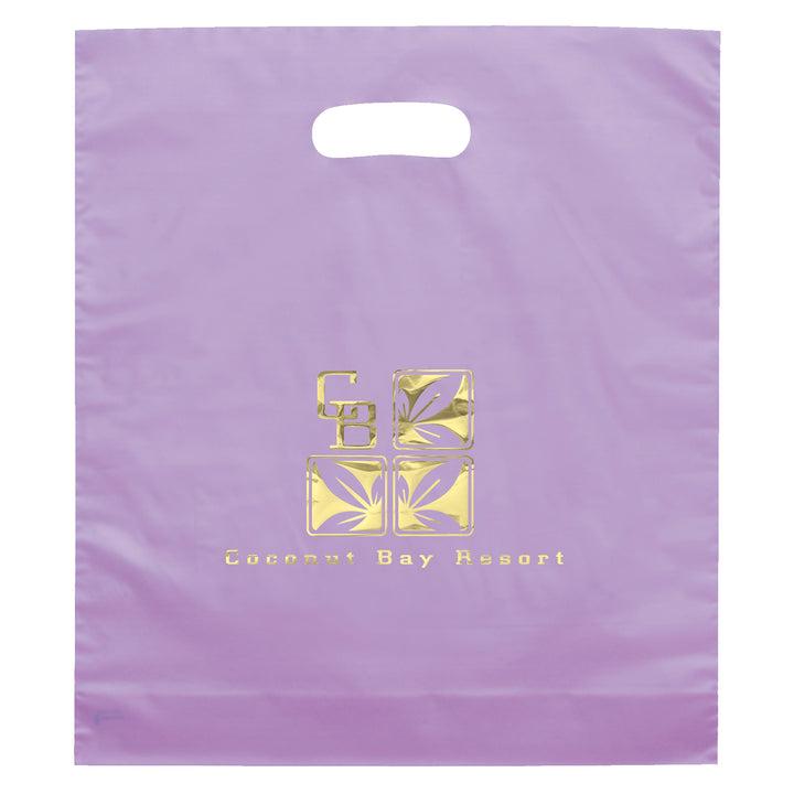 Rose™- Frosted Brite Die Cut Handle - Foil Print