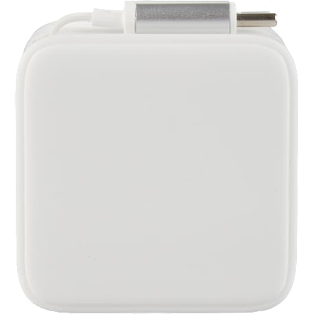 ETL Listed 20W Wall Charger with Retractable Cable