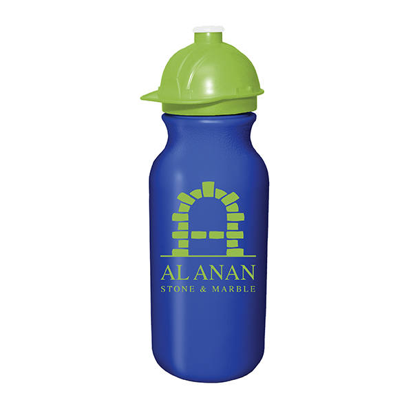 20 oz. Value Cycle Bottle w/ Safety Helmet Push 'n Pull Cap