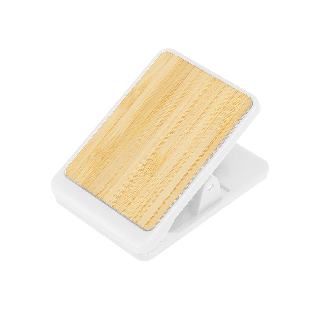 MAGNETIC CLIP WITH BAMBOO ACCENT