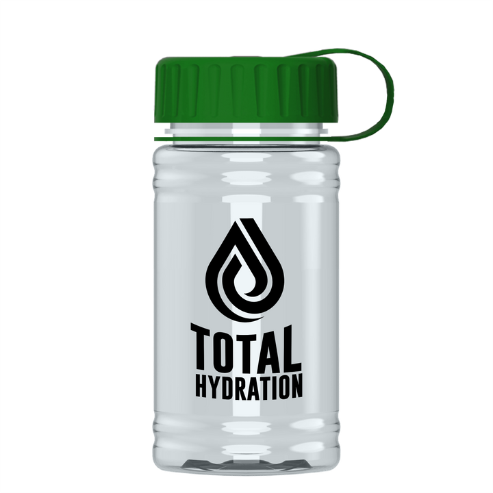Mini RPET Bottle with Tethered Lid - 16 oz.