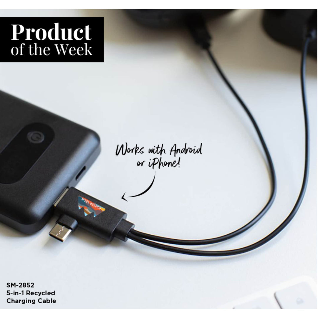 5-in-1 Recycled Charging Cable