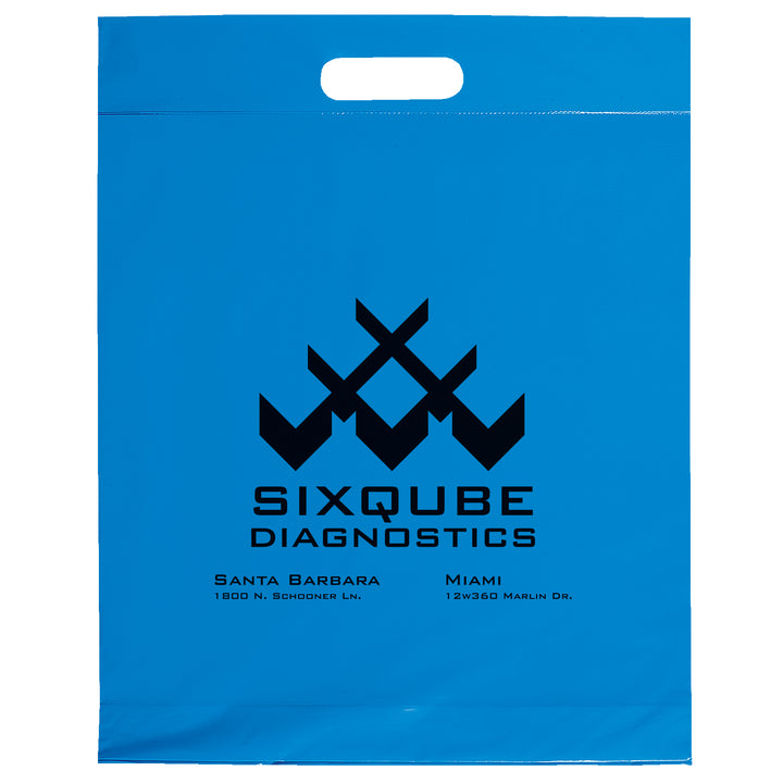 Die Cut Handle Bag - 15W x 19H x 3 - Flexo Ink Print