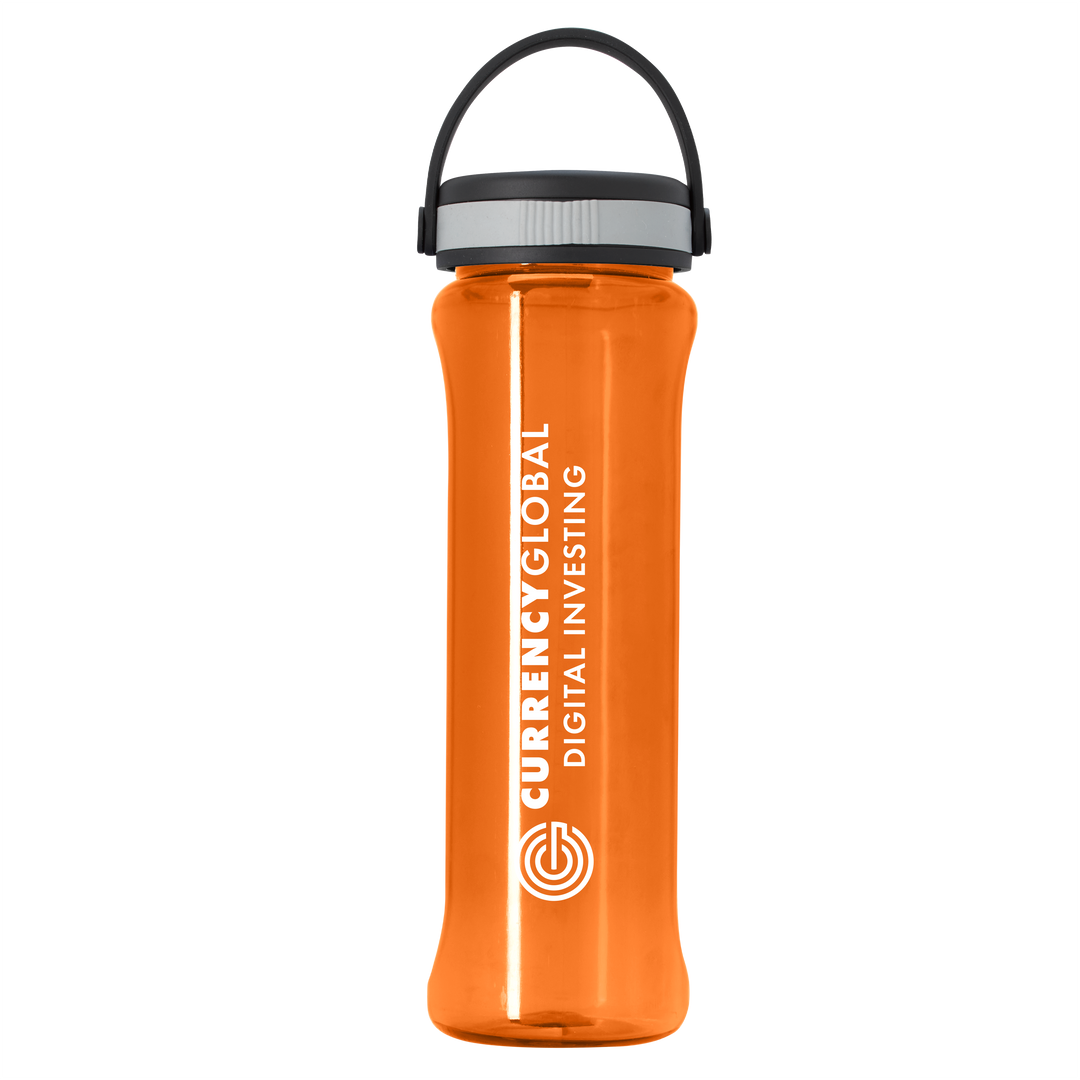 Boss Embossed RPET Bottle with Grip Lid - 26 oz.