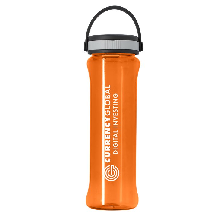 Boss Embossed RPET Bottle with Grip Lid - 26 oz.