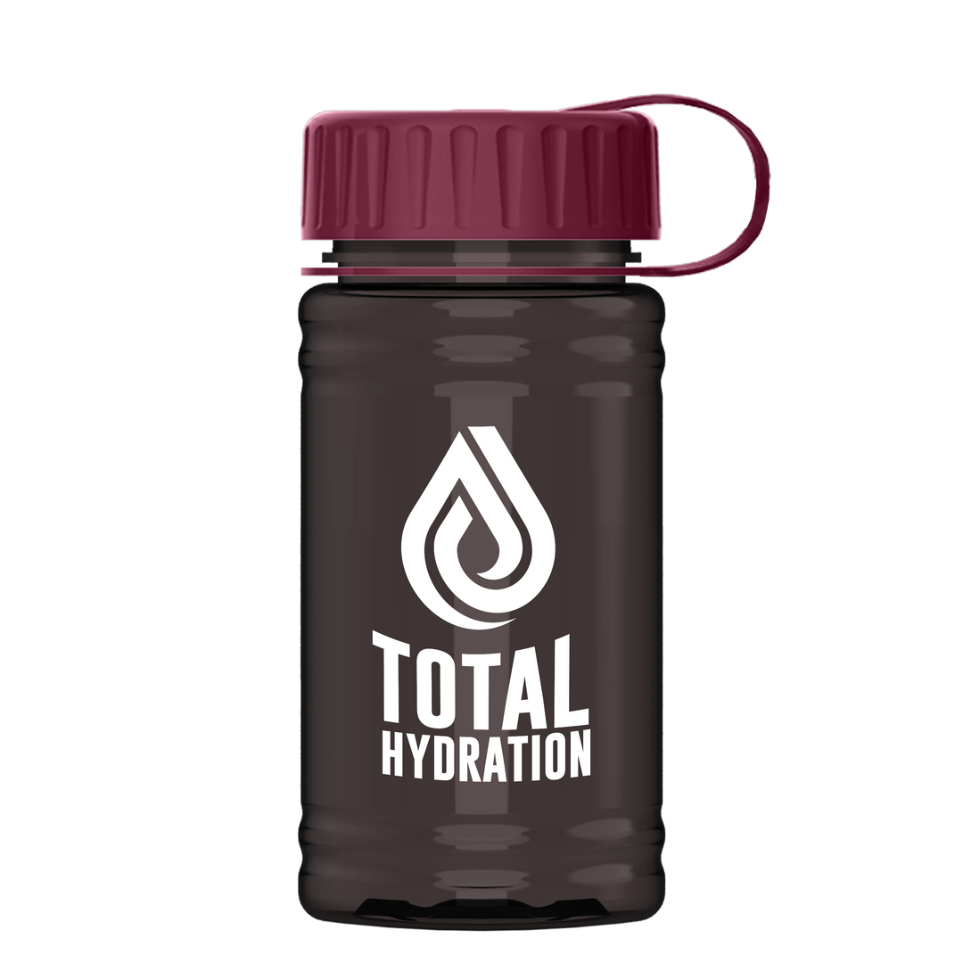 Mini RPET Bottle with Tethered Lid - 16 oz.