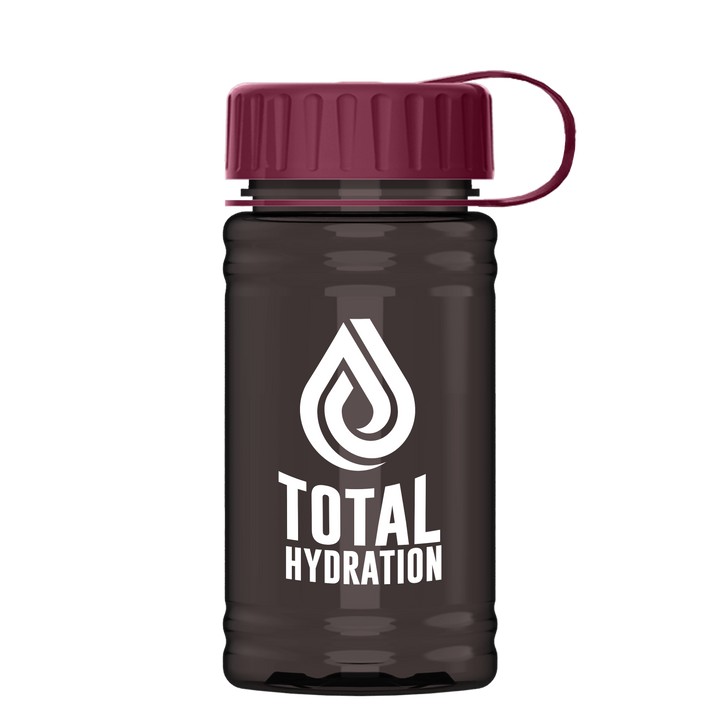 Mini RPET Bottle with Tethered Lid - 16 oz.