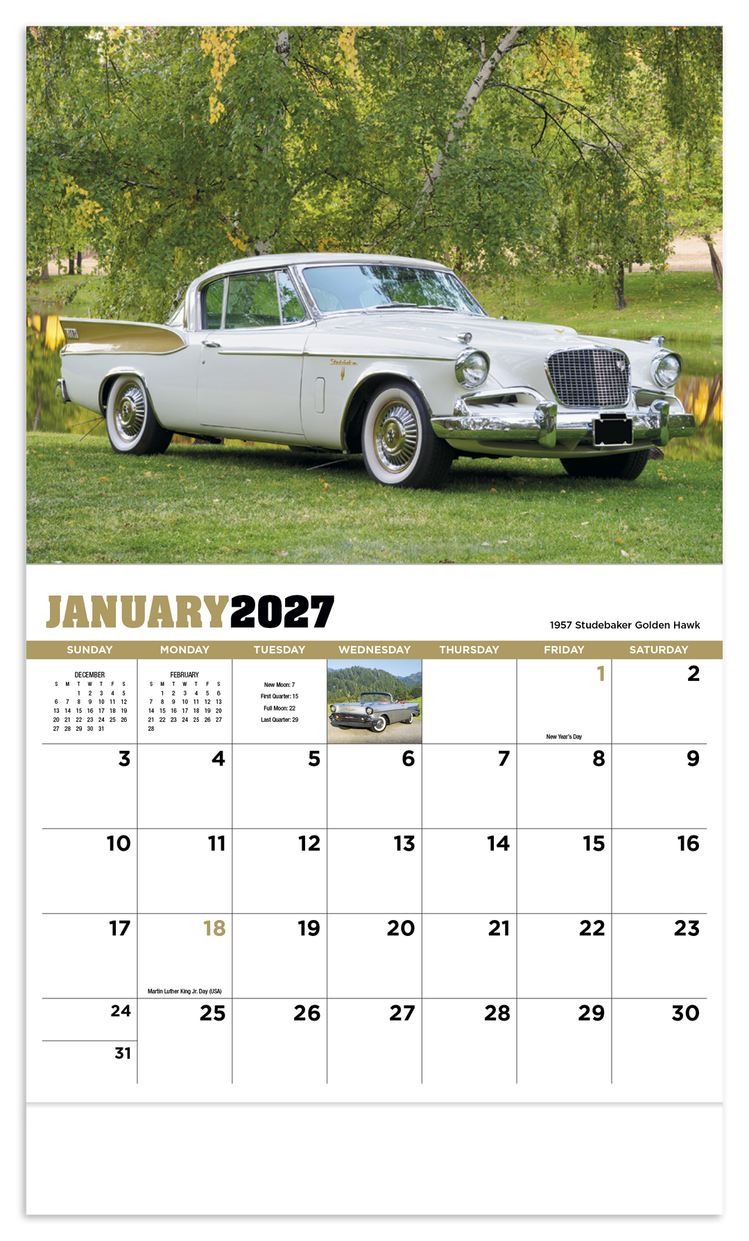 HotLine® Products Highway Memories Appointment Calendar - Stapled