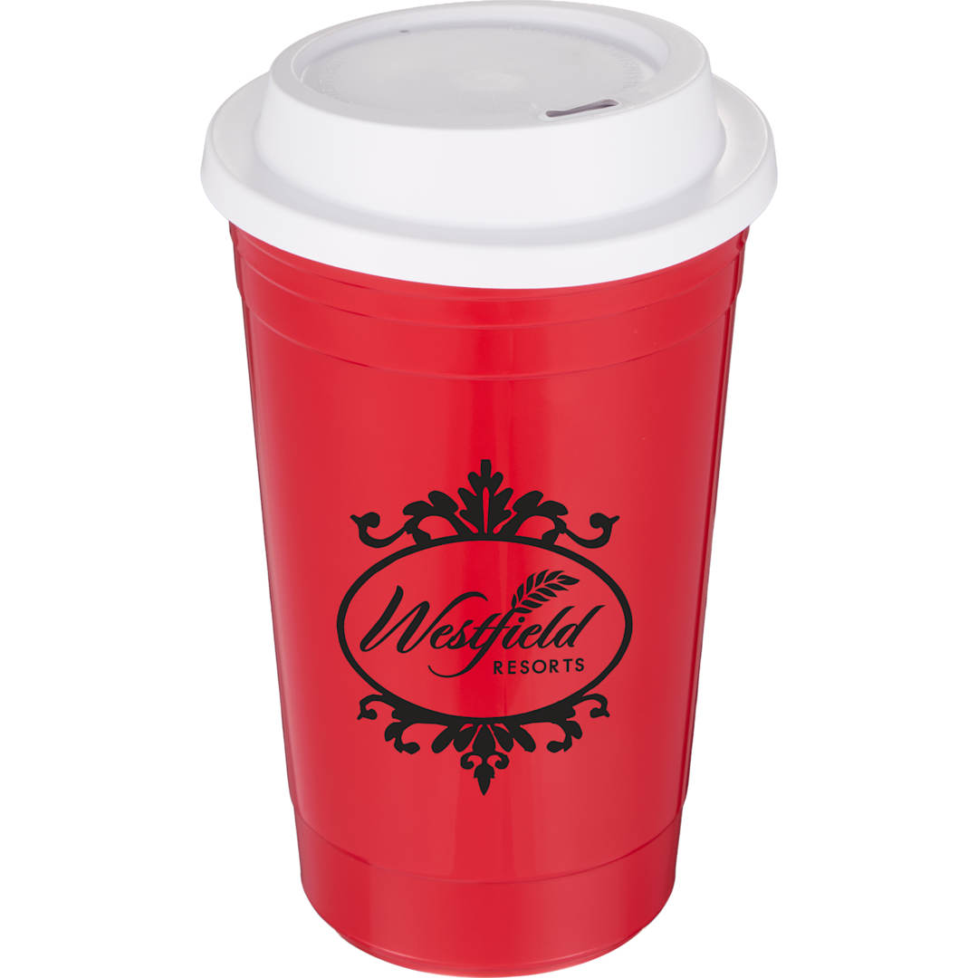 The Traveler Insulated Cup 16 oz. w/ Lid