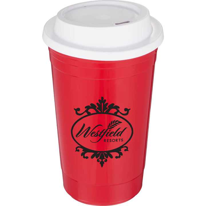 The Traveler Insulated Cup 16 oz. w/ Lid