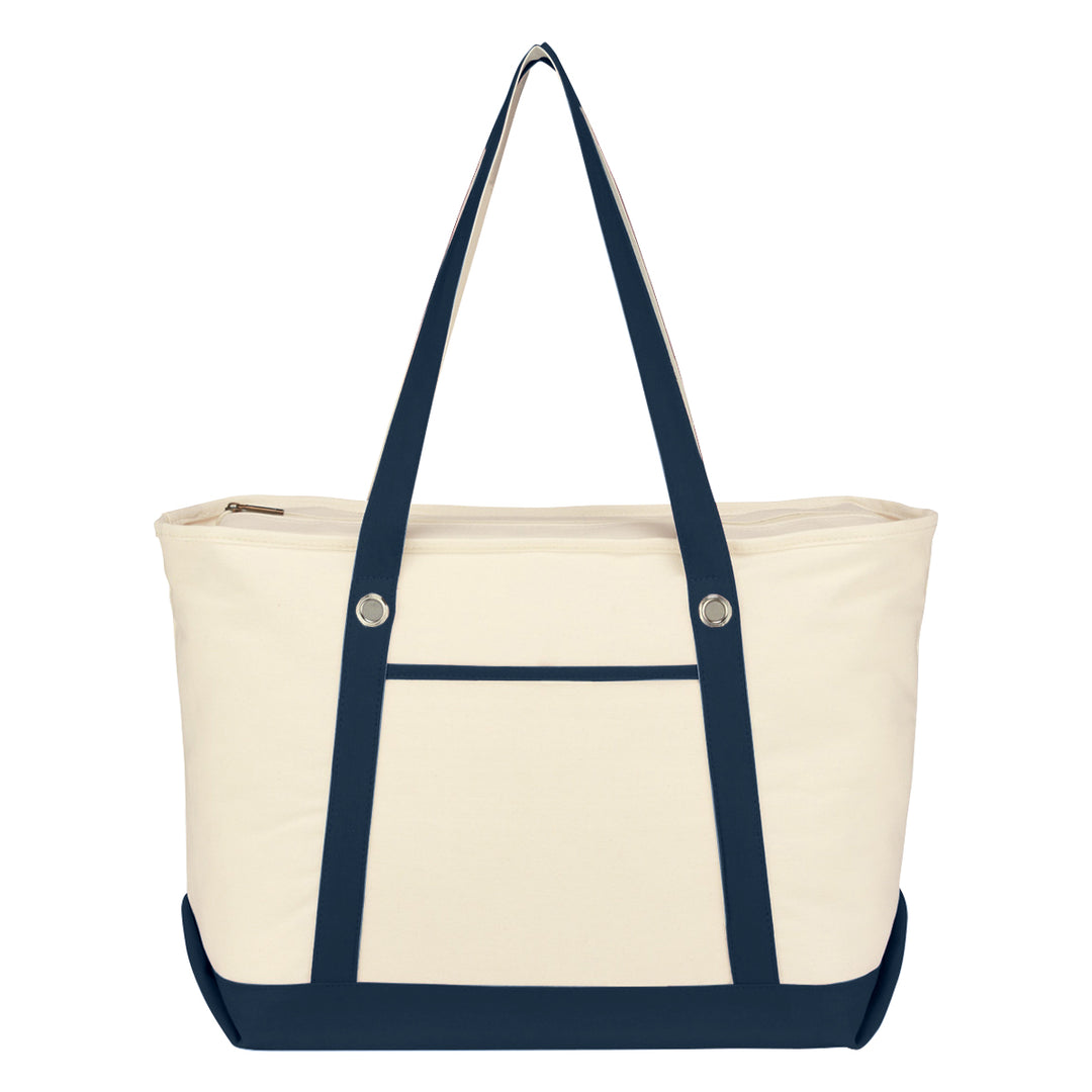 Large 12 Oz. Cotton Canvas Sailing Tote Bag