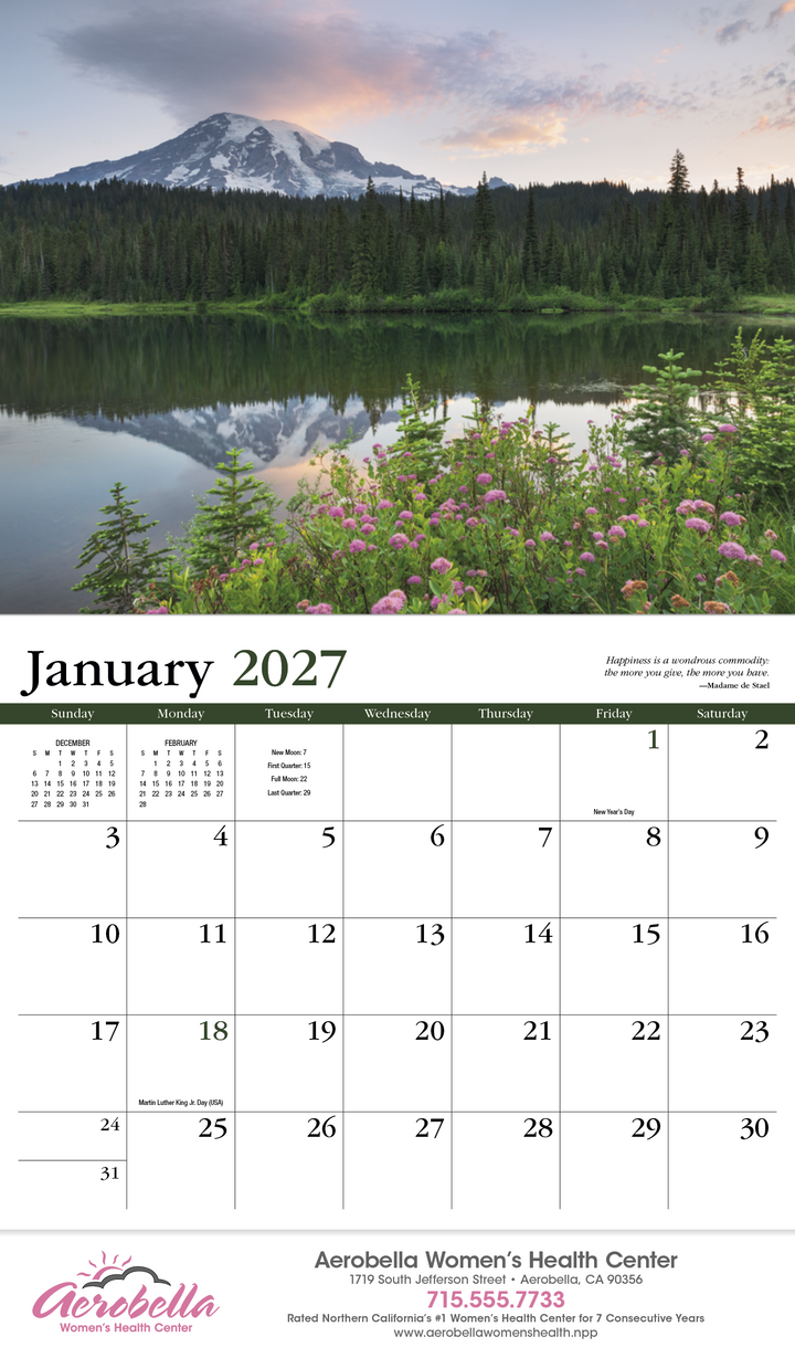 HotLine® Products Contemplations Appointment Calendar - Stapled