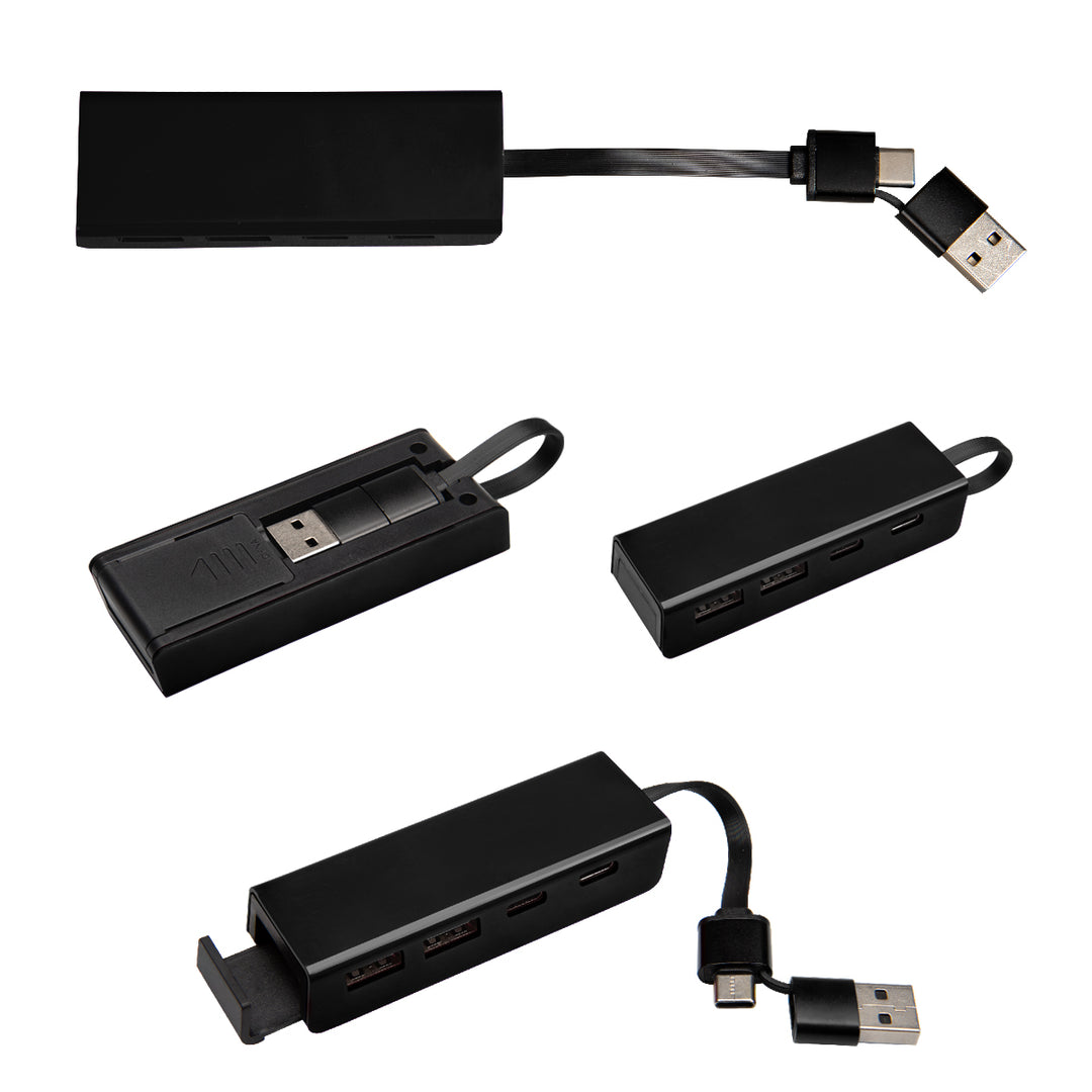 RABS Type-C & USB Hub With Phone Stand