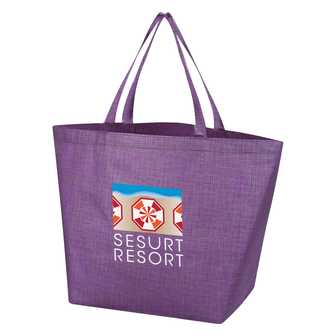 Crosshatch Non-Woven Tote Bag