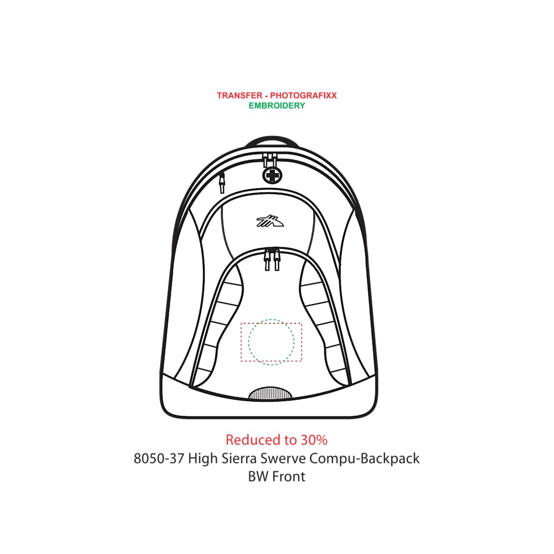 High Sierra Swerve 17" Computer Backpack