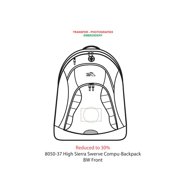 High Sierra Swerve 17" Computer Backpack
