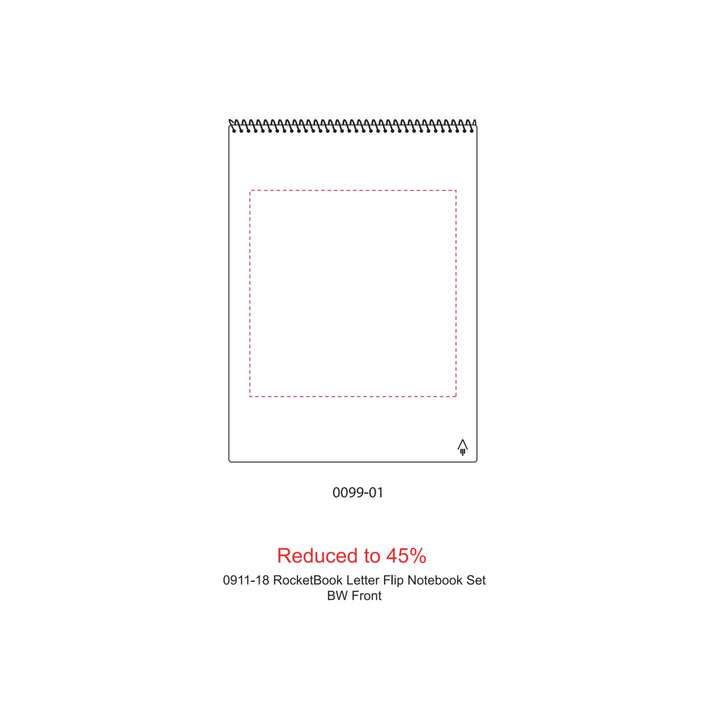 Rocketbook Letter Flip Notebook Set