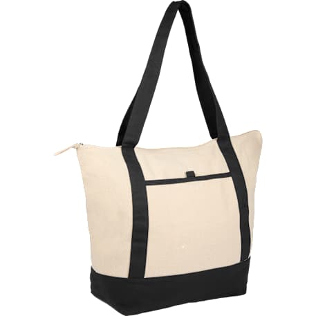 Isle 8oz Organic Cotton Zippered Tote