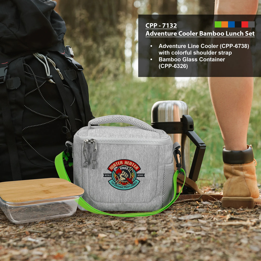Adventure Cooler Bamboo Lunch Set
